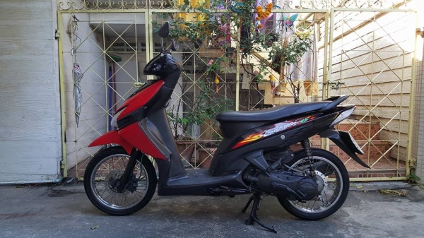 ขออนุญาติขาย HONDA CLICK 110 cc.แดงดำ 9,900 บาท ขออนุญาติขาย HONDA CLICK 110 cc.แดงดำ 9,900 บาท