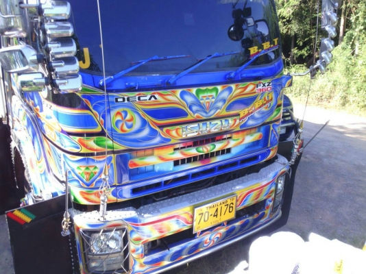 ขายรถบรรทุก 22 ล้อพ่วงแม่ลูกดัมพ์ ISUZU DECA 360 แรงม้าปี 2556 ลูกพ่วง 3 เพลา ไมล์ 105000 กม.ราคา 2750000