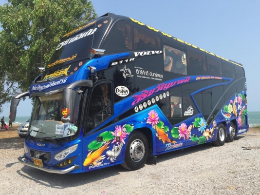 ขายรถบัส วอลโว่ บี11อาร์ (VOLVO B11R) สิริขวัญบารมี โทร. 094-5646987