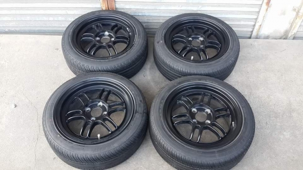 RPF1 ขอบ 15 4รู100 ยาง 195/50/15 ปี14