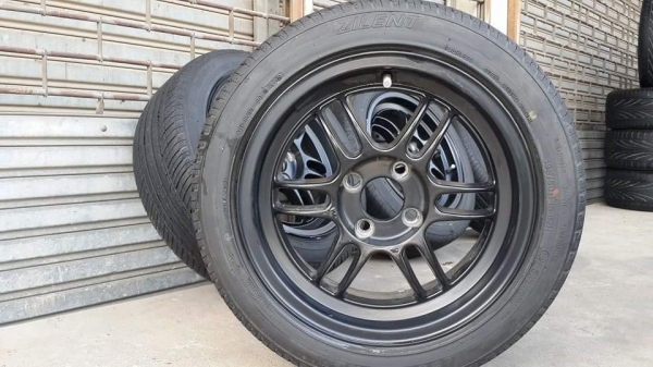 RPF1 ขอบ 15 4รู100 ยาง 195/50/15 ปี14