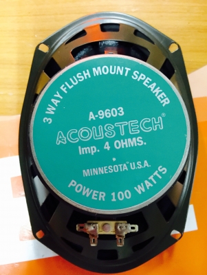 ขายลำโพง 6x9 ACOUSTECH รุ่น A-9603 สภาพสวยเก่าเก็บ ขายลำโพง 6x9 ACOUSTECH รุ่น A-9603 สภาพสวยเก่าเก็บ