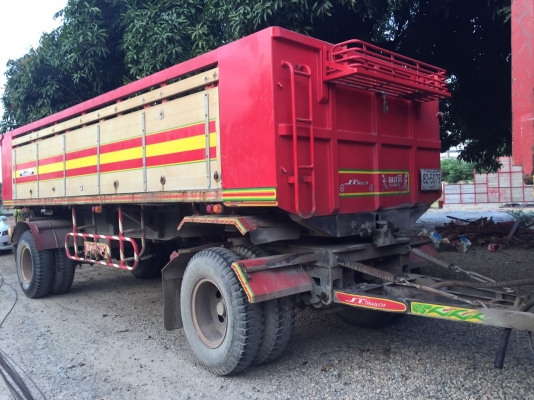 ลูกพ่วง 2คาน ดั้มมีเนียม สภาพดีสวยเดิมทั้งลูกไม่เคยล้ม ทะเบียนพร้อมโอน