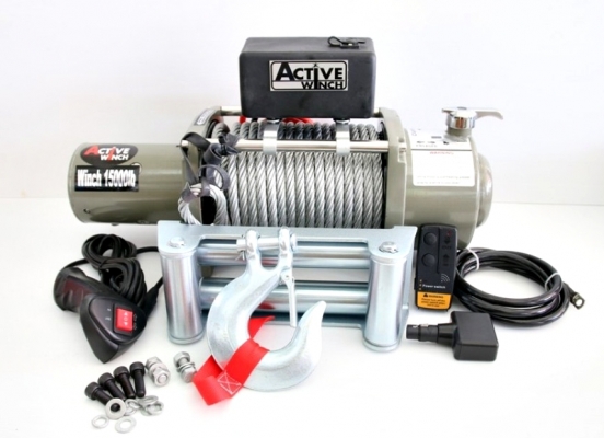 winch15000ปอนด์(รอกไฟฟ้า12/24v.)