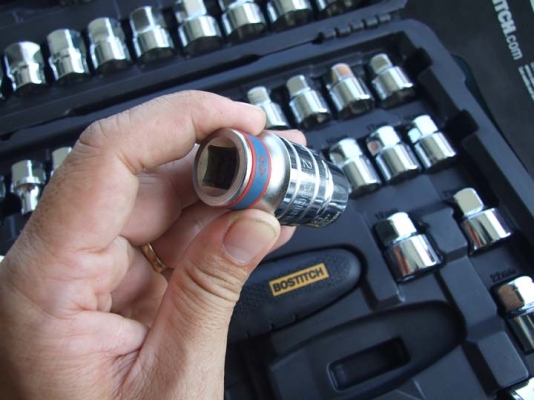 ชุดเครื่องมือ Pass-Thru Socket set ของ BOSTITCH (Made in Taiwan)