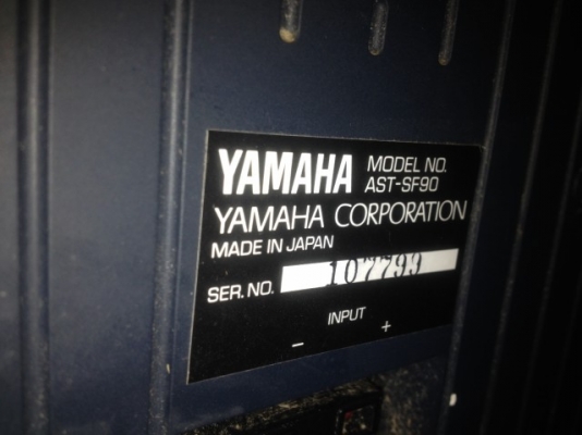 ลำโพง YAMAHA AST SF90 เก่าญี่ปุ่นมีขาตั้งครบสภาพสวยเสียงดีหายากแล้วครับ