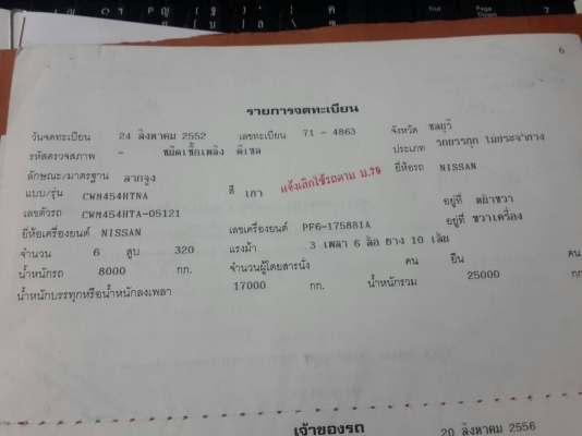 หัวลาก  NISSAN  320 แรง  ปี 52  พร้อมใช้งาน  ราคา  1,450,000 บาท