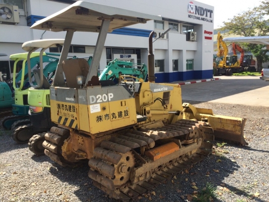 ถึงไทยแล้ว Komatsu D20P-7 SN: 75050 เกียร์ตัด ใบมีด 6 ทิศทาง นำเข้าจากญี่ปุ่น สวยครับ