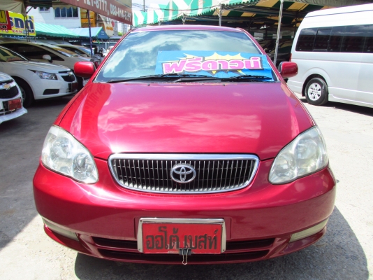 ออกรถ 19,000 เท่านั้น ผ่อนสบายๆ4000-เดือน ALTIS 1.6E AT ปี2002 สวยไร้ตำหนิ