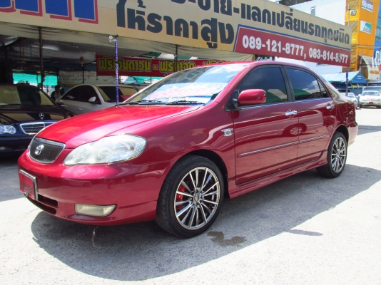 ออกรถ 19,000 เท่านั้น ผ่อนสบายๆ4000-เดือน ALTIS 1.6E AT ปี2002 สวยไร้ตำหนิ