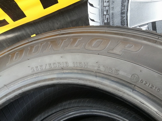 ยาง dunlop grantrek pt 265 60 18 ปี2016 ใหม่เลย