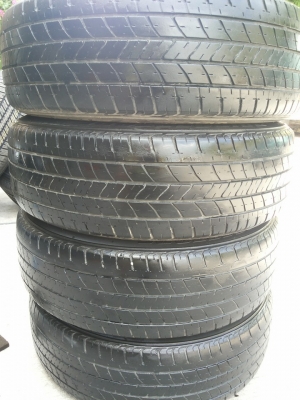 ล้อแม็กสีรมดำแท้ vios 12ก้าน ใส่ yaris colola ได้ ทุกรุ่น ใส่แล้วสวยมาก ล้อสวยทุกวง  ยางบริสโตน 185 60 15