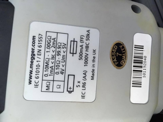 ขายมิเตอร์วัดกระแสไฟ MEGGER MIT481 มือสองหลุดจำนำสภาพดี ราคาถูกครับ ขายมิเตอร์วัดกระแสไฟ MEGGER MIT481 มือสองหลุดจำนำสภาพดี ราคาถูกครับ