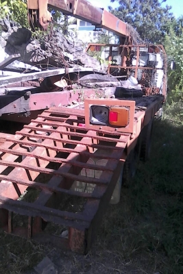 สิบล้อ อีซูซ165 ติดเครน 3 ตัน เทนเลอร์ บรรทุกแม็คโค และ รถเกียว พร้อมใช้งาน ทะเบียน ม.79