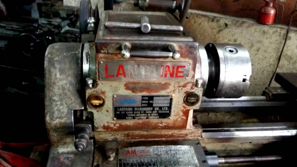 แท่นกลึง 4 ฟุต 2 เพลา กลึงเกลียวได้ มอเตอร์ไฟบ้าน 42,000