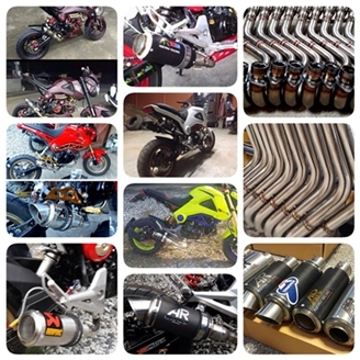 ขายชุดท่อสูตร MSX มังกี้ กอลีล่า.KSR.ZOOMER X.FINO NUVOมีทุกรุ่นแบบ ทุกแบรน