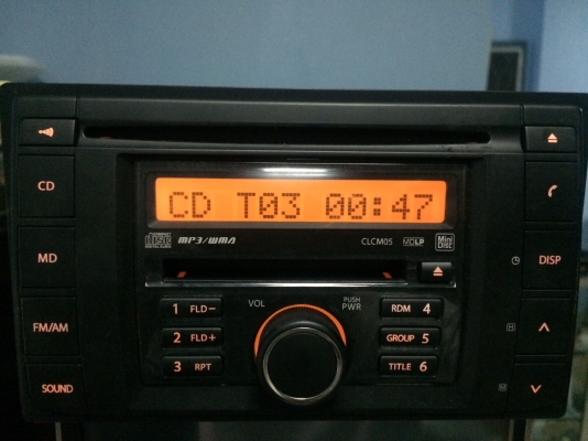 เครื่องเล่น2ดินติดรถยนต์ Clarion MP3-RW CD-RW MD-RW มือ2 ญี่ปุ่น
