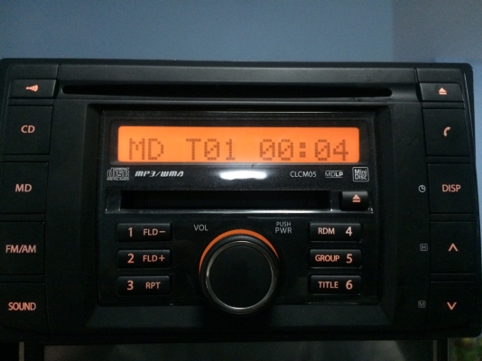 เครื่องเล่น2ดินติดรถยนต์ Clarion MP3-RW CD-RW MD-RW มือ2 ญี่ปุ่น