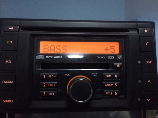 เครื่องเล่น2ดินติดรถยนต์ Clarion MP3-RW CD-RW MD-RW มือ2 ญี่ปุ่น