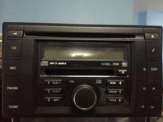 เครื่องเล่น2ดินติดรถยนต์ Clarion MP3-RW CD-RW MD-RW มือ2 ญี่ปุ่น