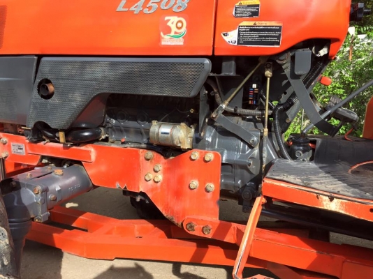 ขายรถไถKubota L4508 (4WD) พร้อมใบมีดหน้าและโรตารีช้าง รถพร้อมใช้งาน