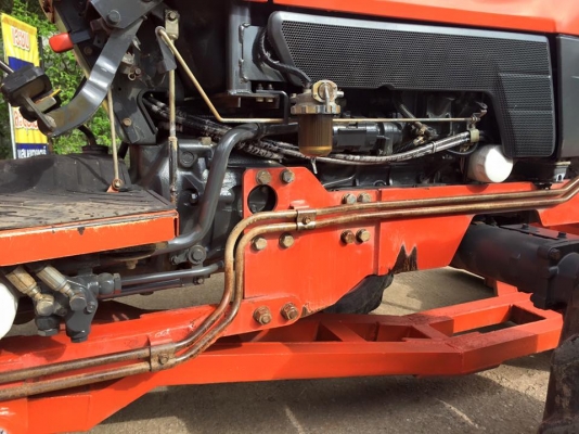 ขายรถไถKubota L4508 (4WD) พร้อมใบมีดหน้าและโรตารีช้าง รถพร้อมใช้งาน