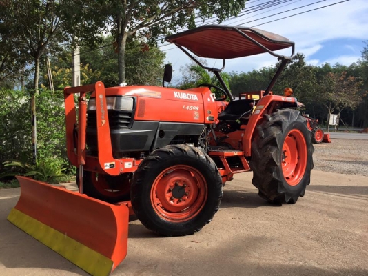 ขายรถไถKubota L4508 (4WD) พร้อมใบมีดหน้าและโรตารีช้าง รถพร้อมใช้งาน