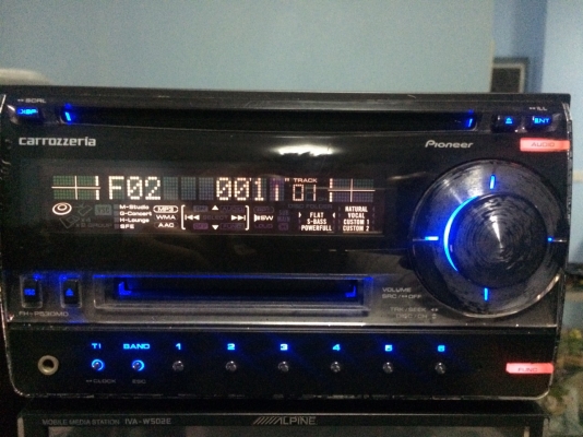 Pioneer FH-P530MD MP3-RW CD-RW AUX กราฟฟิกหน้าจอ ปรีเอ้า1ชุด คุมกล่องCD โครเมี่ยนลอก มือ2 ญี่ปุ่น