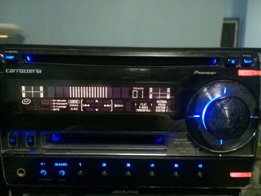 Pioneer FH-P530MD MP3-RW CD-RW AUX กราฟฟิกหน้าจอ ปรีเอ้า1ชุด คุมกล่องCD โครเมี่ยนลอก มือ2 ญี่ปุ่น