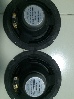 Alpine DDC-165E 6.5นิ้ว 160W โครงหล่อ แม่เหล็กนีโอ ขอบหยัก Made in Japan เสียงกลางชัด เบสนุ่น มือ2 ญี่ปุ่น