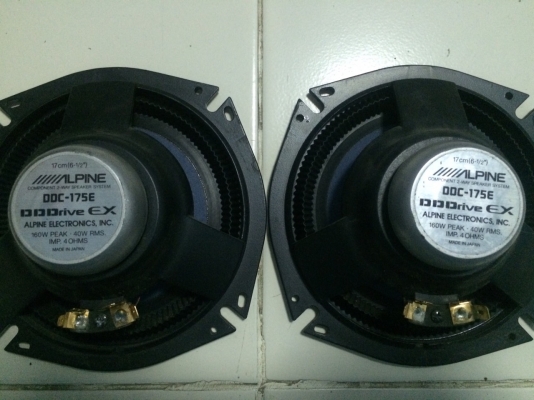 Alpine DDC-175E 6.5นิ้ว 160W โครงหล่อ แม่เหล็กนีโอ ขอบหยัก Made in Japan เสียงกลางชัด เบสนุ่น มือ2 ญี่ปุ่น Alpine DDC-175E 6.5นิ้ว 160W โครงหล่อ แม่เหล็กนีโอ ขอบหยัก Made in Japan เสียงกลางชัด เบสนุ่น มือ2 ญี่ปุ่น