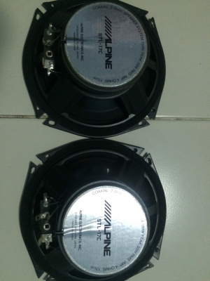 ลำโพง Alpine STL-17C 2ทาง 6.5นิ้ว 150W กรวยโพลี เสียงกลางแหลมชัด ใส เบสนุ่ม สวยๆ มือ2 ญี่ปุ่น