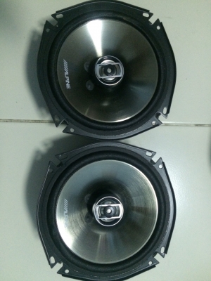 ลำโพง Alpine STL-17C 2ทาง 6.5นิ้ว 150W กรวยโพลี เสียงกลางแหลมชัด ใส เบสนุ่ม สวยๆ มือ2 ญี่ปุ่น
