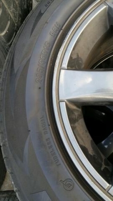 ล้อ isuzu d-max สีรมดำแท้ ขอบ15 ยาง maxxis 205 65 15