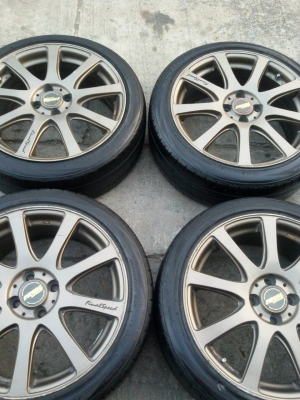 ล้อขอบ17 4รู100พร้อมยางชุดละ6500