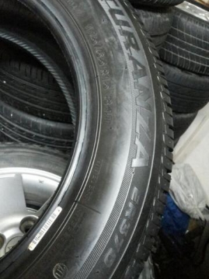 ยางถอดป้ายแดง bridestone turaza er370 175 65 15 ใหม่ๆเลย