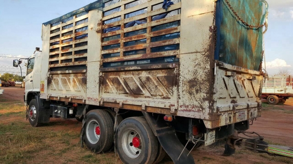 ขายรถพ่วง แม่-ลูกไม่ดั้ม HINO 320 ปี 50 กระบะสามมิตร คัสซีสวยตลอดเส้น เครื่องเดิม เกียร์เดิม ทะเบียนพร้อมโอน
