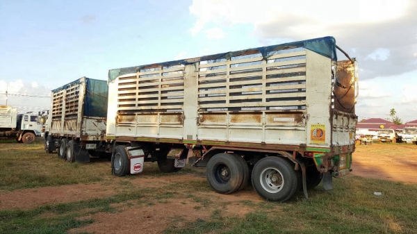 ขายรถพ่วง แม่-ลูกไม่ดั้ม HINO 320 ปี 50 กระบะสามมิตร คัสซีสวยตลอดเส้น เครื่องเดิม เกียร์เดิม ทะเบียนพร้อมโอน