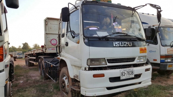 ขายหัวลาก ISUZU DECA 270 ปี 40 พร้อมหางพื้นเรียบ 12 เมตร 3 คาน อู่ ช ทวี เอกสารเล่มทะเบียนพร้อมครับ ขายหัวลาก ISUZU DECA 270 ปี 40 พร้อมหางพื้นเรียบ 12 เมตร 3 คาน อู่ ช ทวี เอกสารเล่มทะเบียนพร้อมครับ