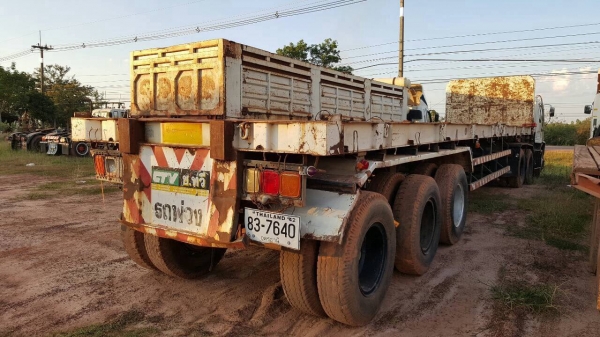 ขายหัวลาก ISUZU DECA 270 ปี 40 พร้อมหางพื้นเรียบ 12 เมตร 3 คาน อู่ ช ทวี เอกสารเล่มทะเบียนพร้อมครับ ขายหัวลาก ISUZU DECA 270 ปี 40 พร้อมหางพื้นเรียบ 12 เมตร 3 คาน อู่ ช ทวี เอกสารเล่มทะเบียนพร้อมครับ