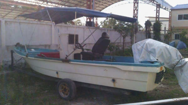 ขายเรือเก่าญี่ปุ่น19ฟุต ท้องประมง,เครื่องยามาฮ่าF50หัวฉีด
