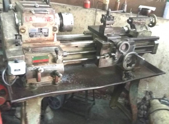 แท่นกลึง 4 ฟุต 2 เพลา กลึงเกลียวได้ ไฟบ้าน พร้อมใช้งาน ด่วนๆๆ 42,000