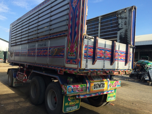 ลูกพ่วงอลูมิเนียม พืชไร่ ดั๊ม 3เพลา ปี54 สูง 2.30 ยาว 6.8 กว้าง 2.5 สนใจตดต่อ 093-1406977 เต้