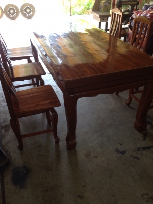 โต๊ะไม้สักแท้ยาว 2 เมตร