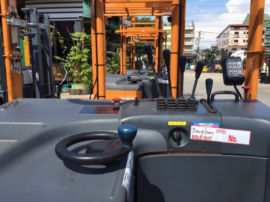 รถยกไฟฟ้า NICHIYU รุ่น 73 น้ำหนักยก 2.5 ตัน เสาสูง 7.50  เมตร  แบตเตอรี่สมบรณ์