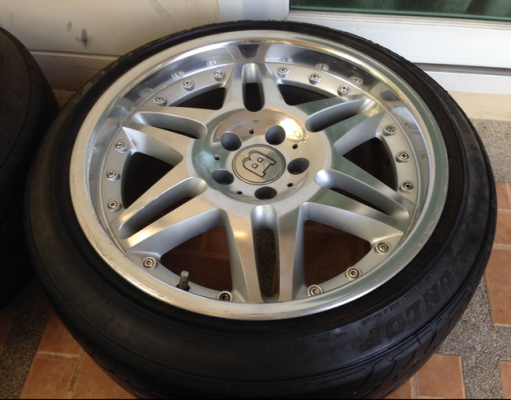 ล้อ BRABUS Block 6 ขอบ18 5รู112 หน้า 8.5 หลัง 9.5 สภาพดี ไม่มีซ่อม ราคาไม่แพง