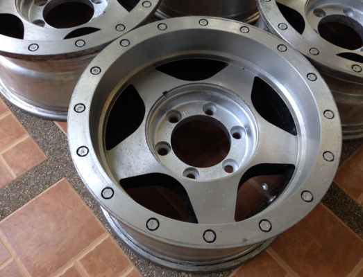 ล้อแท้ Japan แนว Off road ขอบ15 6รู139 ไม่มีซ่อม สีเดิม ขอบหนาๆ หายากสุดๆ