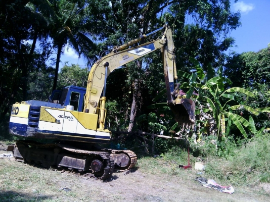 ขายแม็คโคร KOBELCO SK120MART II สภาพพร้อมใช้งาน เครื่องปั้มดี โซ่สวย เอวแน่น เอกสารสัญญาซื้อขาย