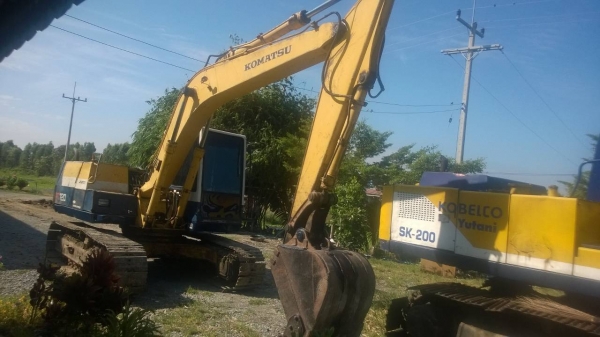 ขายแม็คโคร KOMATSU PC120-5 สภาพสวยพร้อมใช้งาน เครื่องปั้มดี บอดี้รถสวย บูมอาร์มสวย เอกสารสัญญาซื้อขาย