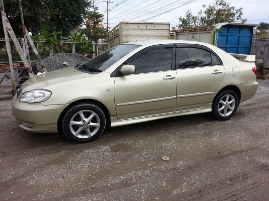 ขายด่วนรถเก๋ง TOYOTA COROLLA ALTIS ปี2003 เกียร์Auto กระจกไฟฟ้า เครื่องเสียง+แอร์พร้อม